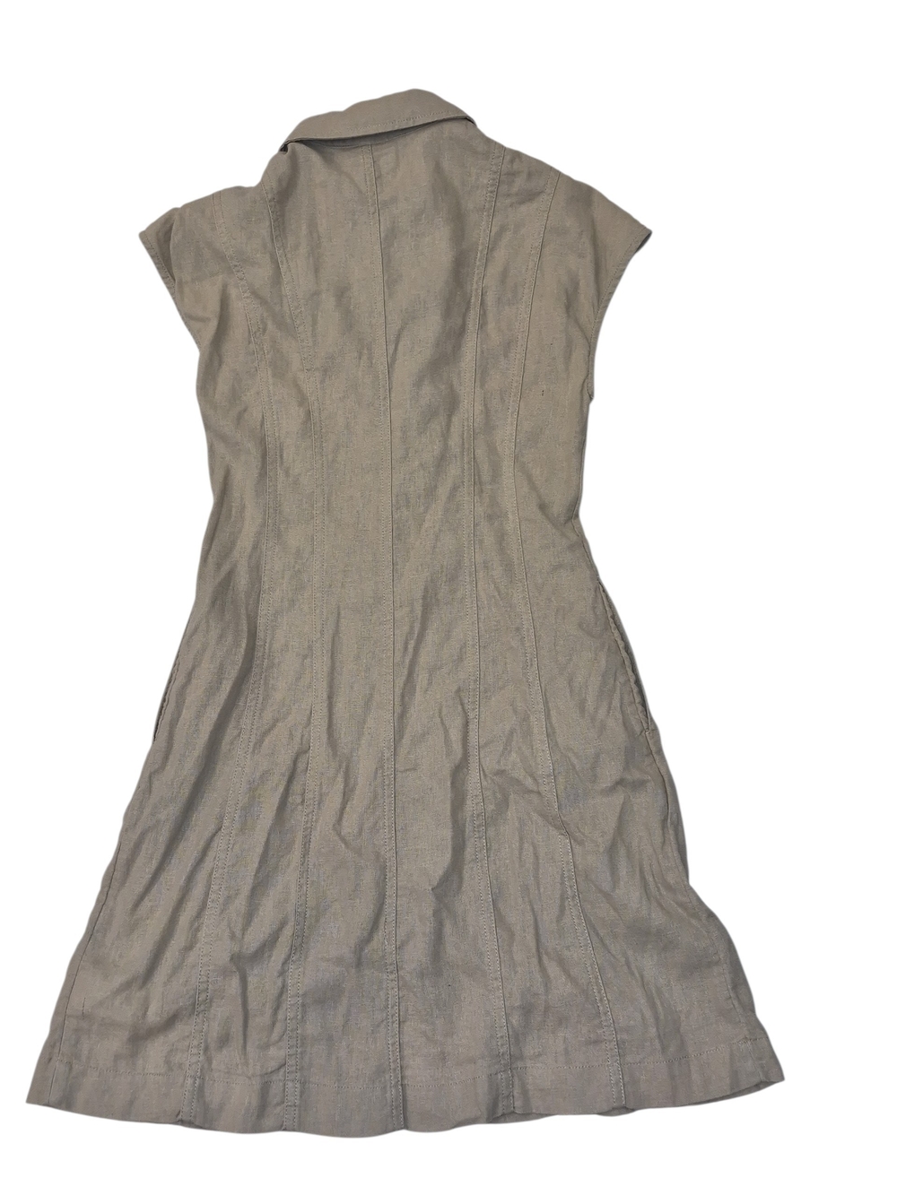 Universal Thread Sleeveless Collared Midi Dress in Taupe Nwot